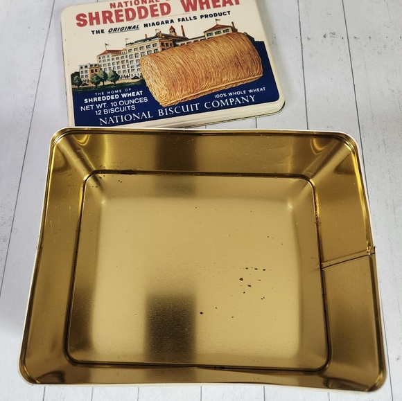 Vintage National Bisquit Shredded Wheat Collector Tin - Picture 7 of 8